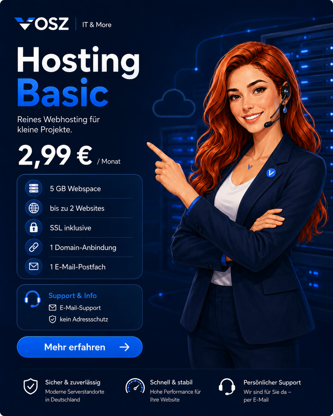 Hosting Basic von VOSZ IT & More