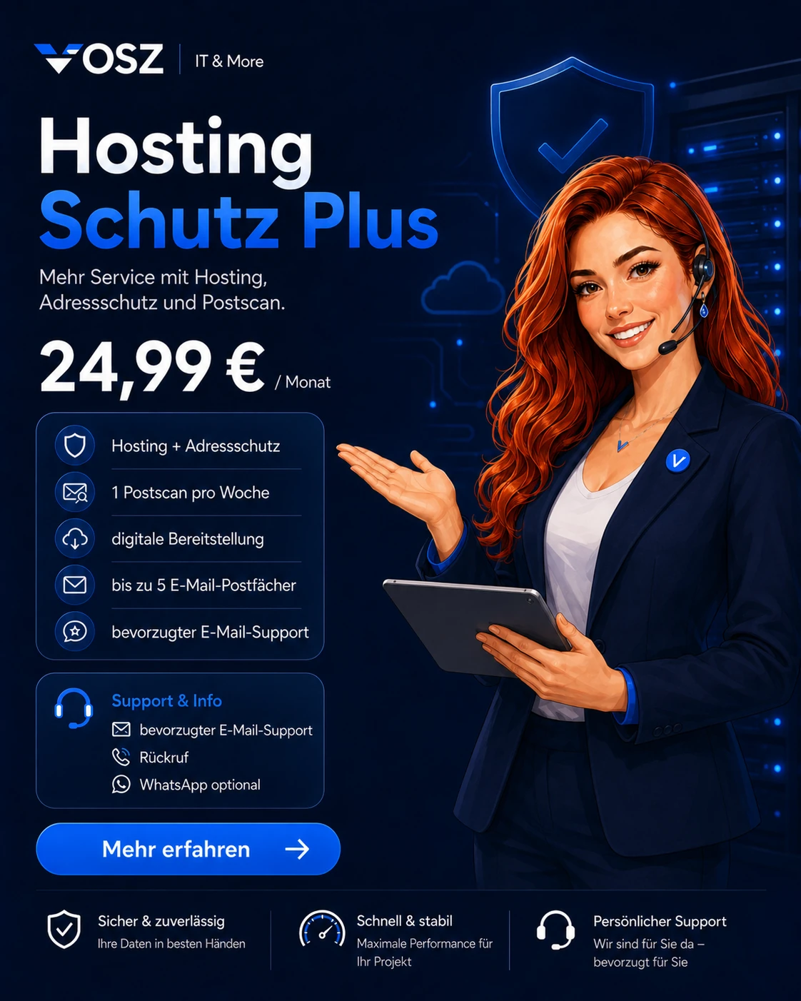 Hosting Schutz Plus von VOSZ IT & More