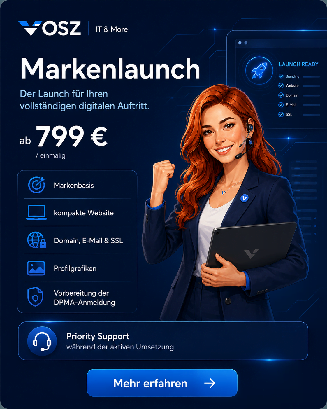 Markenlaunch von VOSZ IT & More