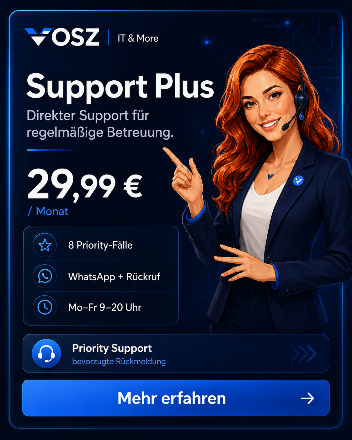 Priority-Support von VOSZ IT & More